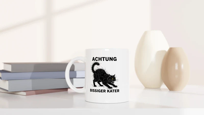 Bissiger Kater - Tasse