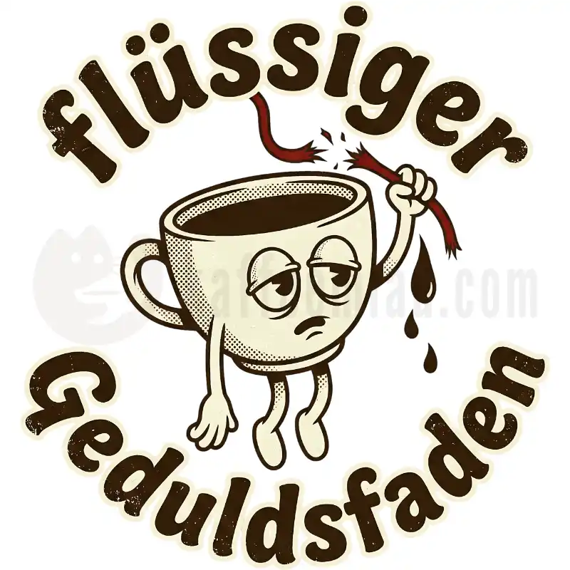 Flüssiger Geduldsfaden - Tasse