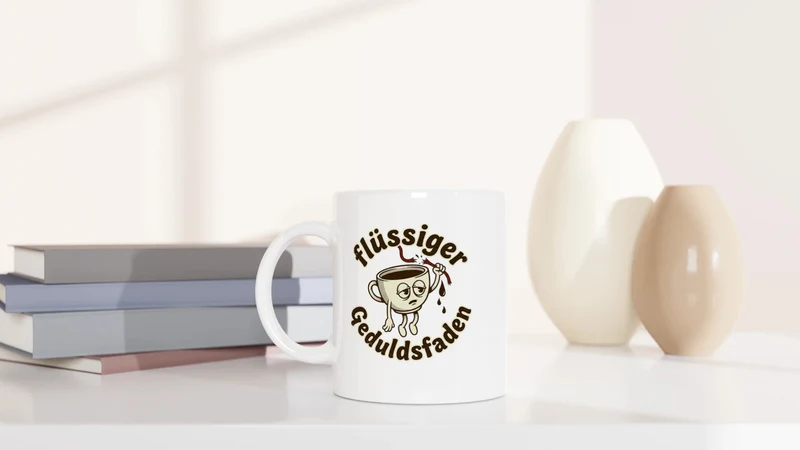 Flüssiger Geduldsfaden - Tasse
