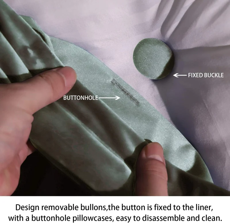 Johnear Rückenkissen Samt ergonomisch für Sofa & Bett (Grau, 160cm) Grau 160cm, Grau 160cm