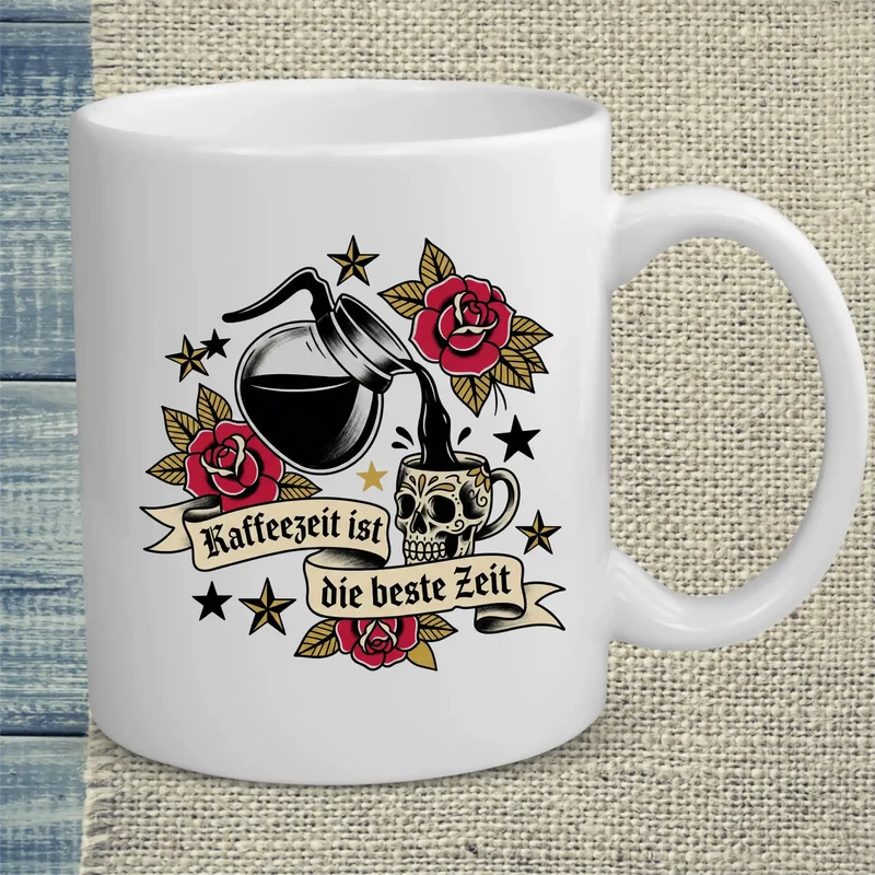 Kaffeezeit ist die beste Zeit - Tasse