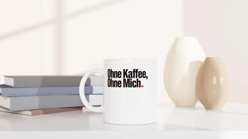 Ohne Kaffee, ohne mich - Tasse