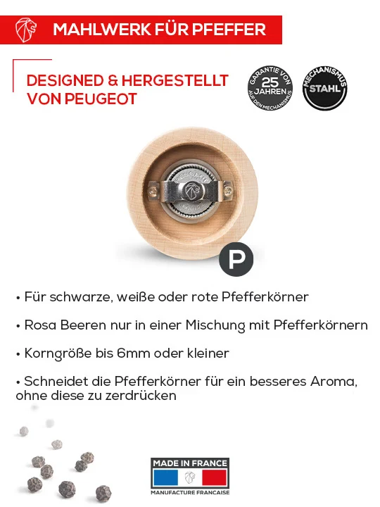 Pfeffermühle 12cm olivgrün Boreal