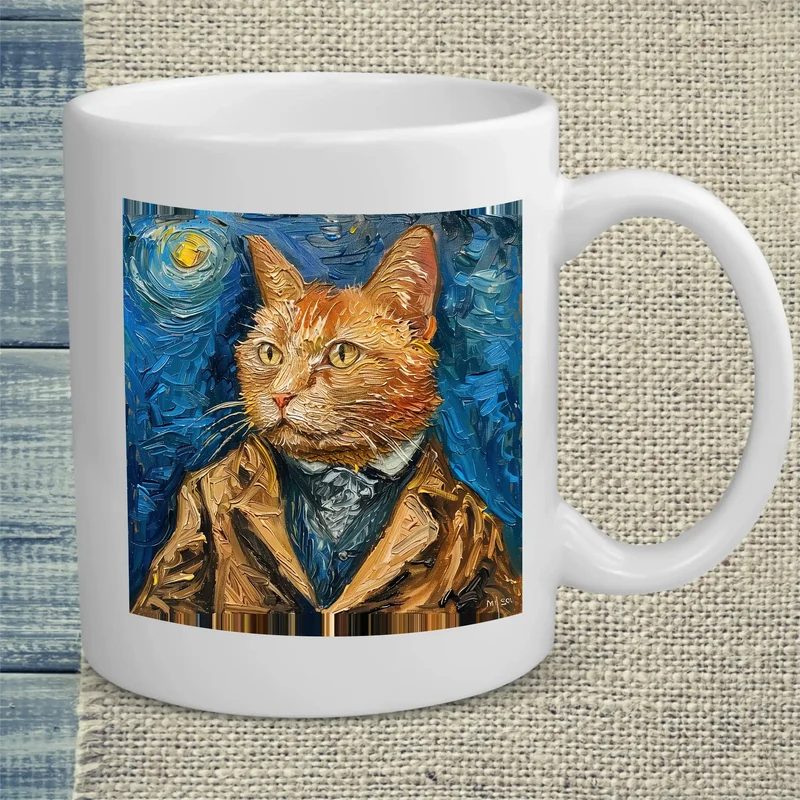 Van Cat Portrait - Tasse