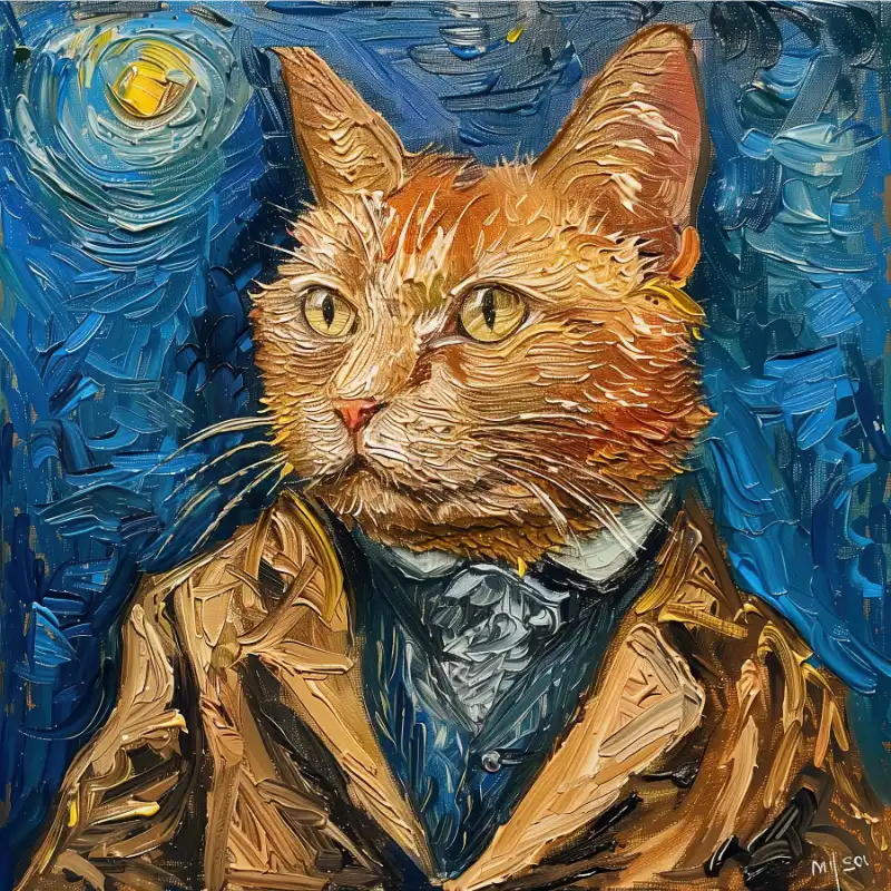 Van Cat Portrait - Tasse