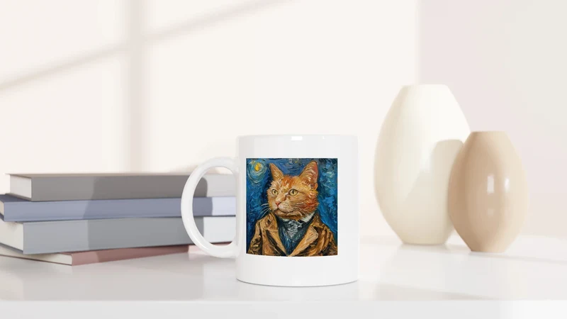 Van Cat Portrait - Tasse