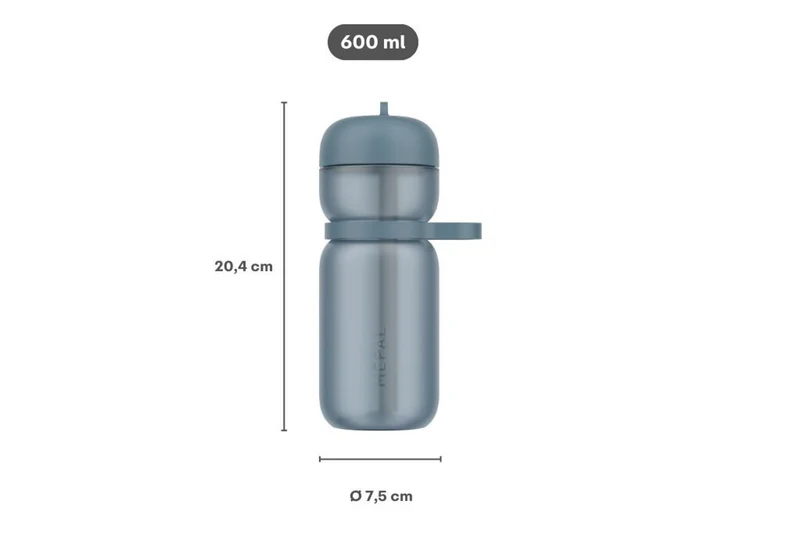 Trinkflasche flip 0,6l apple g Flip