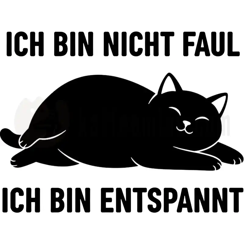 Ich bin nicht faul - Tasse