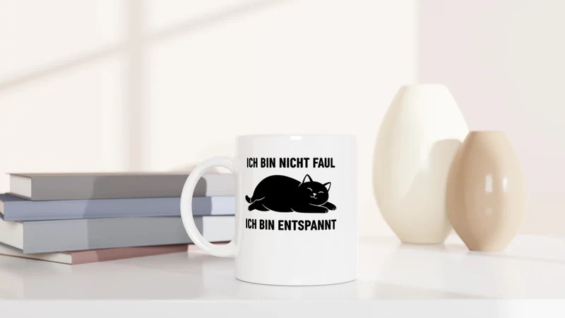 Ich bin nicht faul - Tasse
