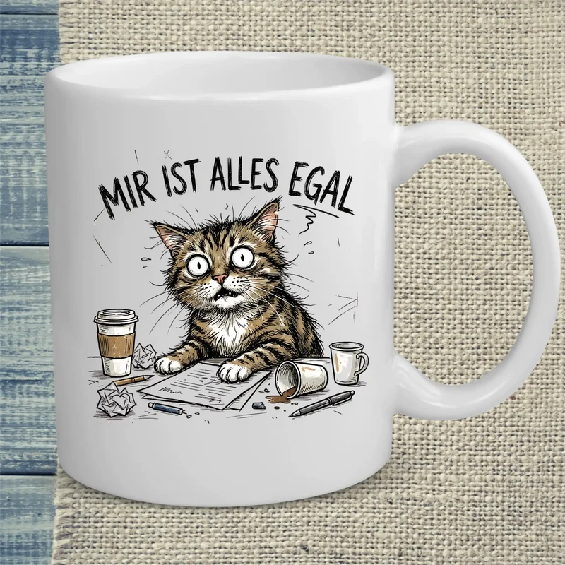 Mir ist alles egal - Tasse