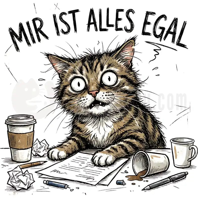Mir ist alles egal - Tasse