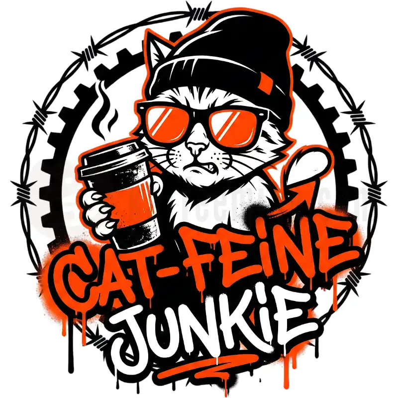 Cat-feine Junkie - Tasse