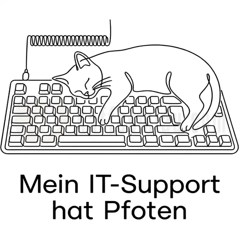 Mein IT-Support hat Pfoten - Tasse