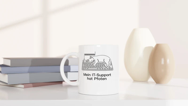 Mein IT-Support hat Pfoten - Tasse