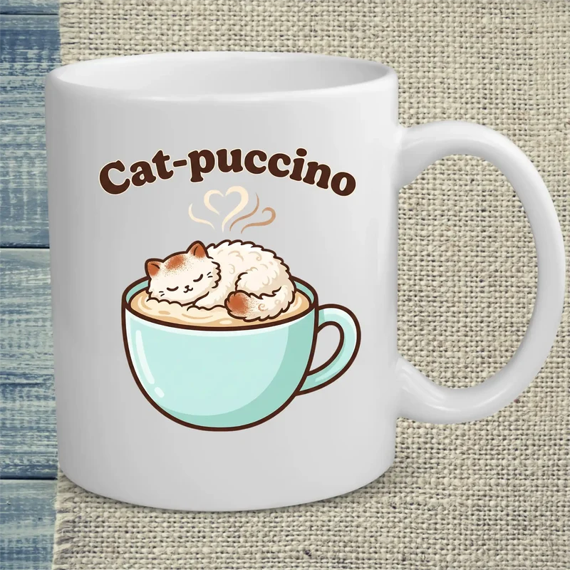 Cat-puccino - Tasse