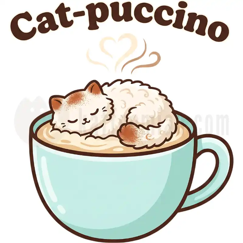 Cat-puccino - Tasse