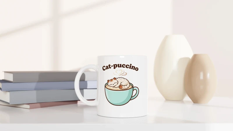 Cat-puccino - Tasse