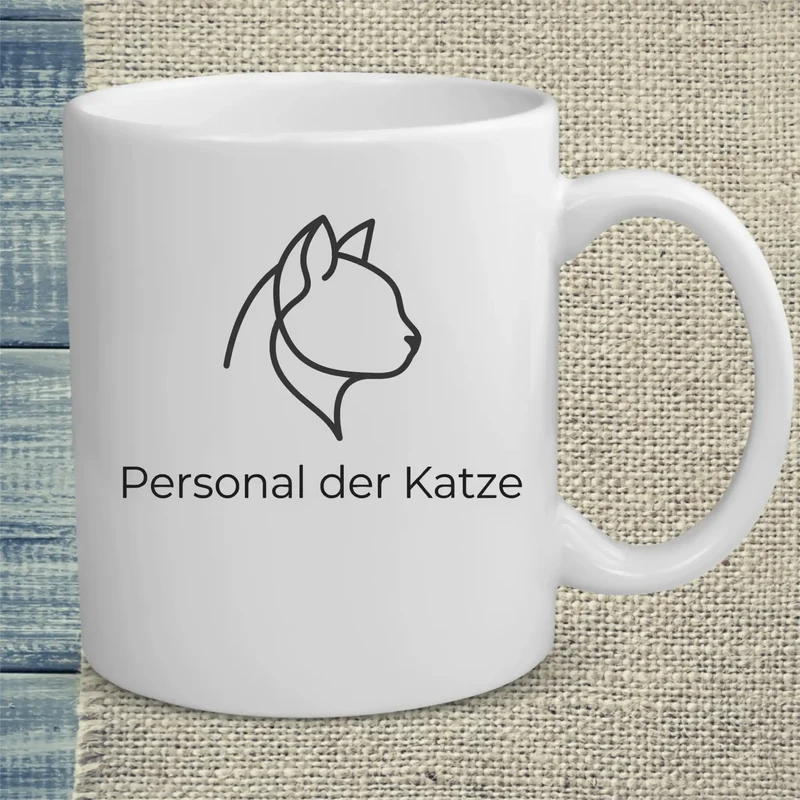 Personal der Katze - Tasse