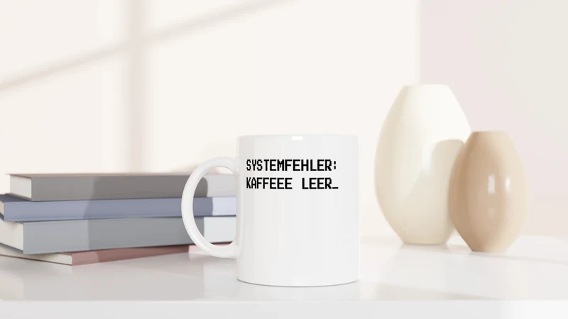 Systemfehler: Kaffee leer - Tasse
