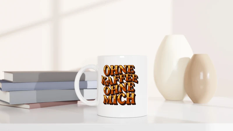 OHNE KAFFEE OHNE MICH - Tasse