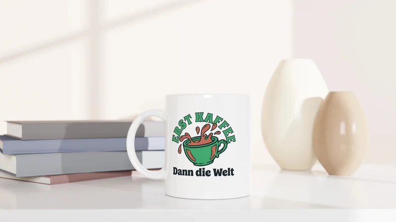 Erst Kaffee - Dann die Welt - Tasse