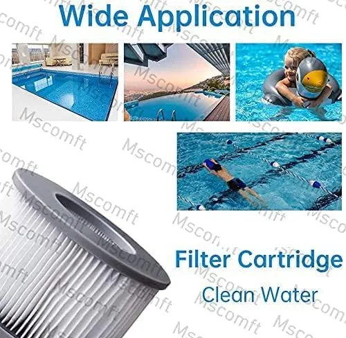 Whirlpoal zubehör für MSPA Whirlpoal Ersatz Filter Filterkartusche Doppelpack für aufblasbare Pools,