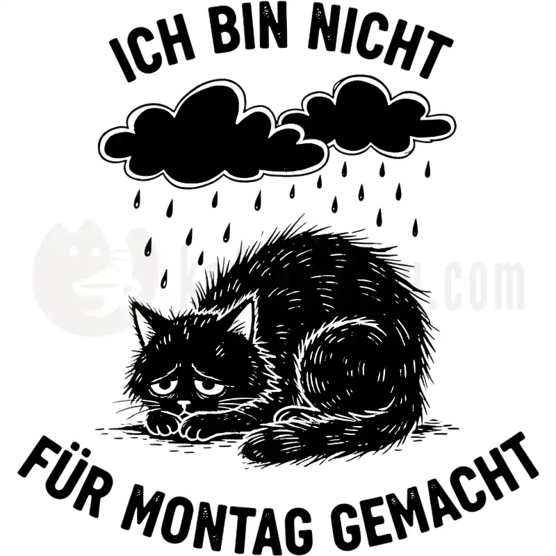 Nicht für Montag gemacht - Tasse