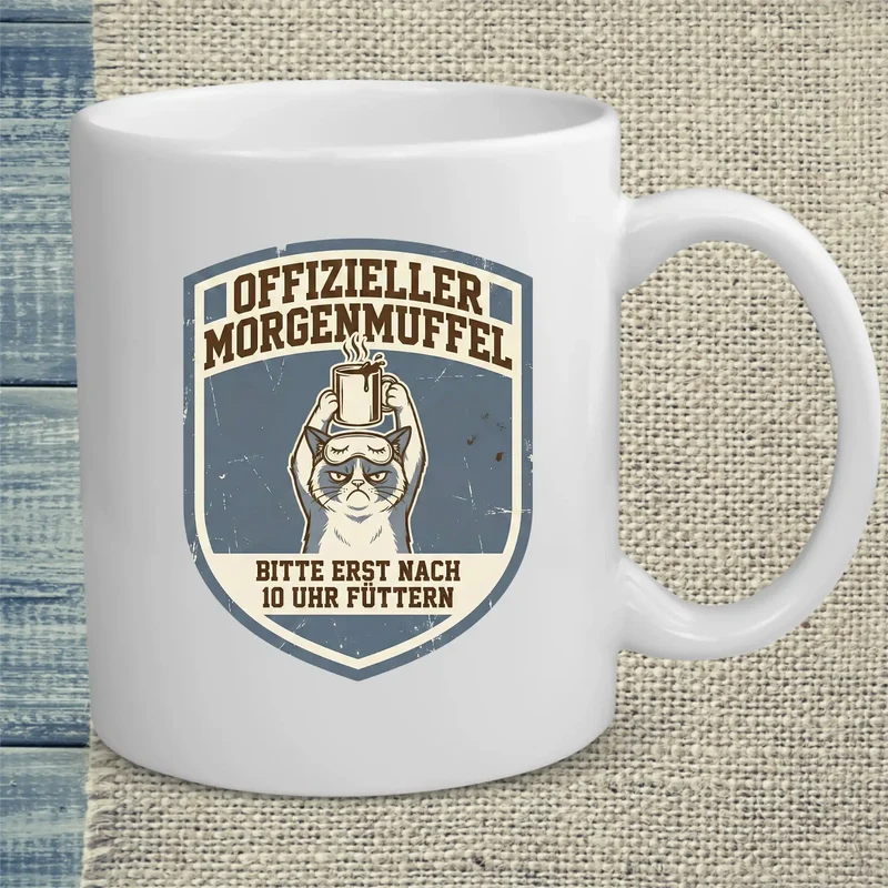 Offizieller Morgenmuffel - Tasse
