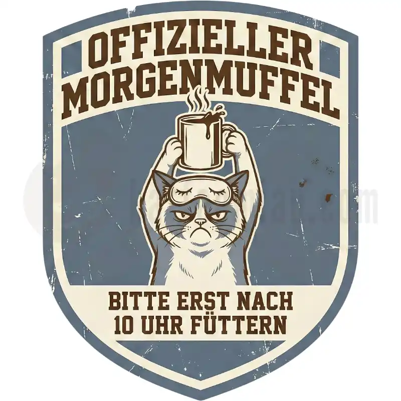 Offizieller Morgenmuffel - Tasse