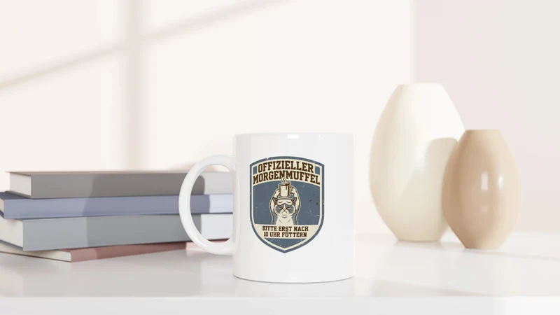 Offizieller Morgenmuffel - Tasse