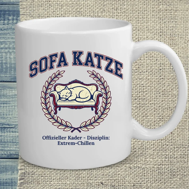 Sofa Katze - Tasse