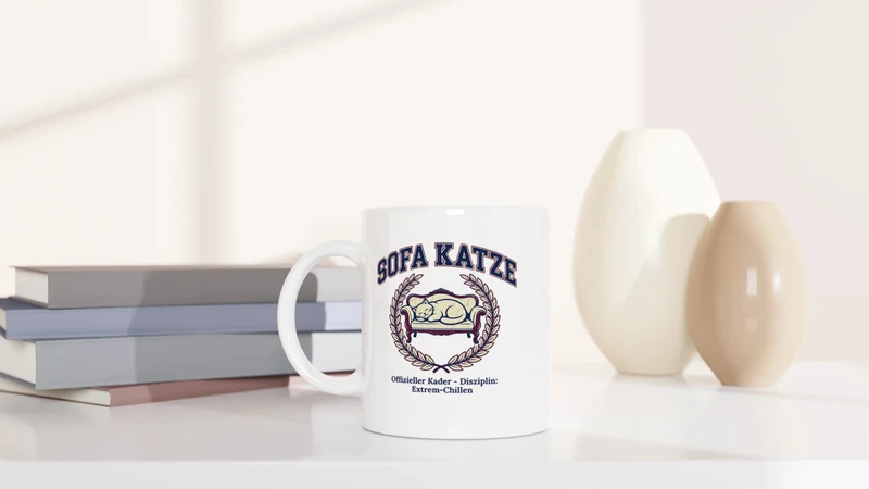 Sofa Katze - Tasse