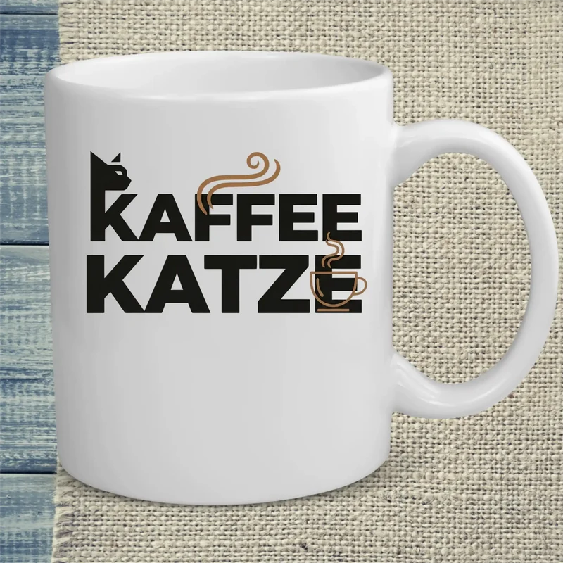 Kaffee - Katze - Tasse