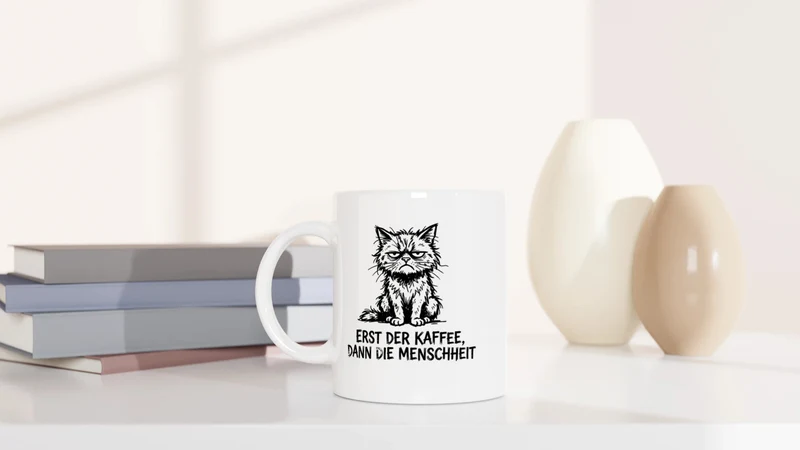 Erst der Kaffee, Dann die Menschheit - Tasse
