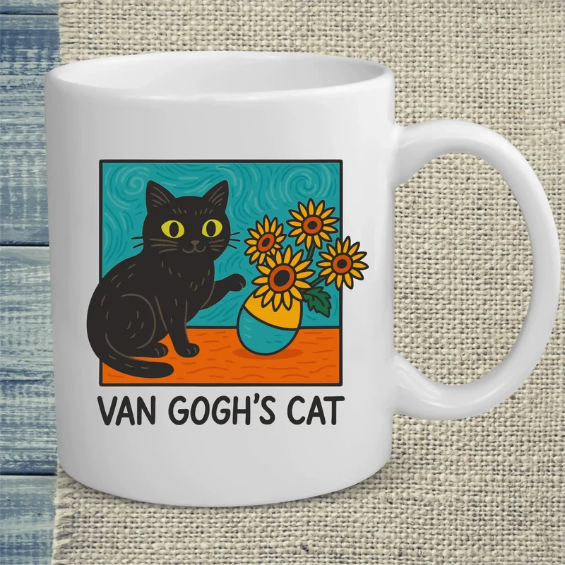 Van Goghs Cat - Tasse