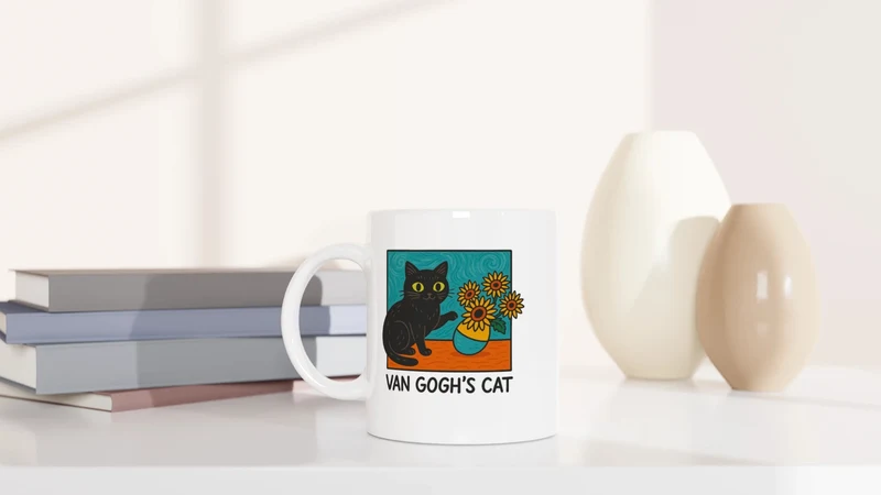Van Goghs Cat - Tasse