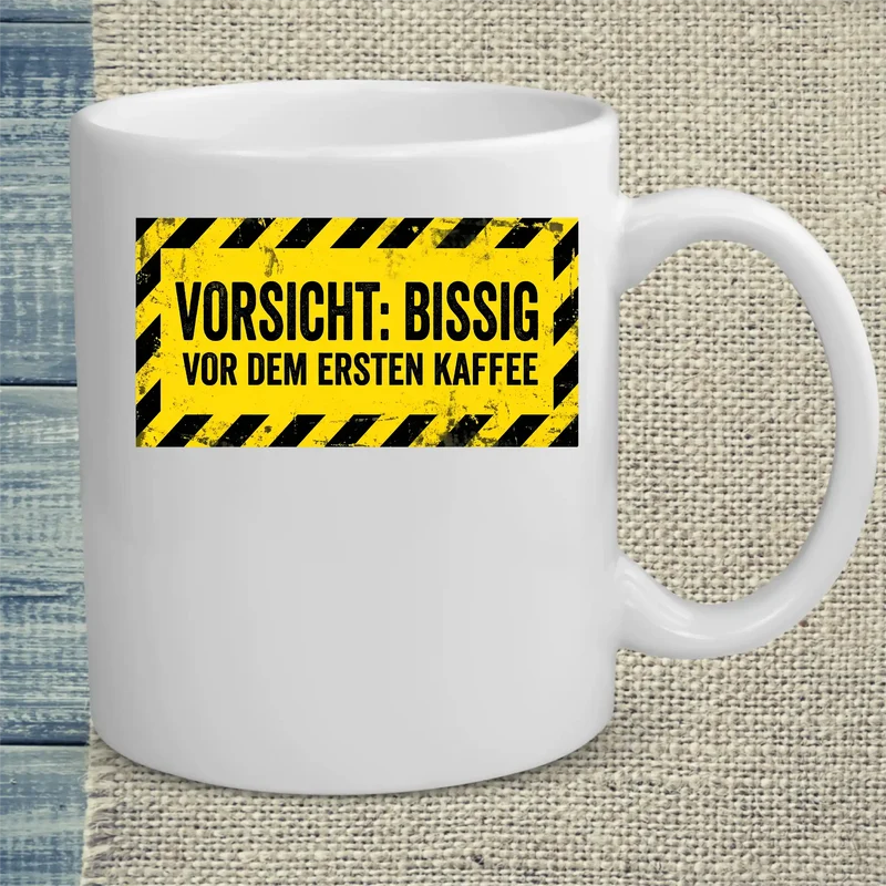 Vorsichtig bissig - Tasse