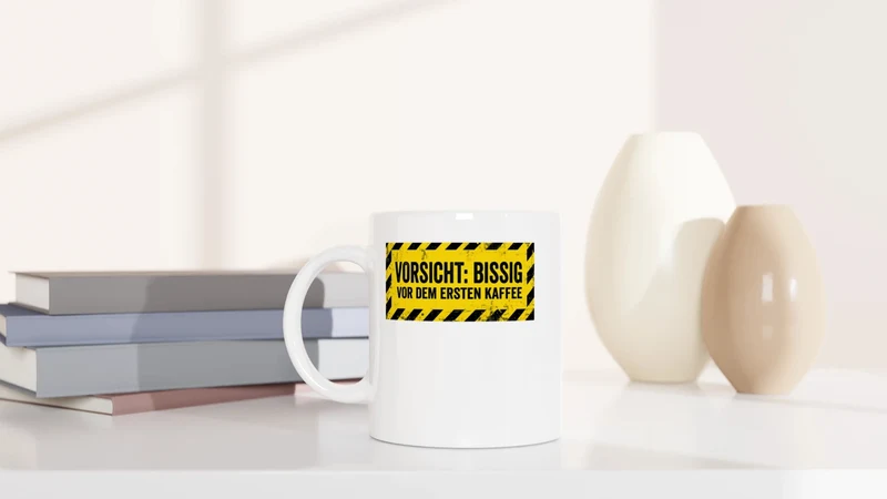 Vorsichtig bissig - Tasse