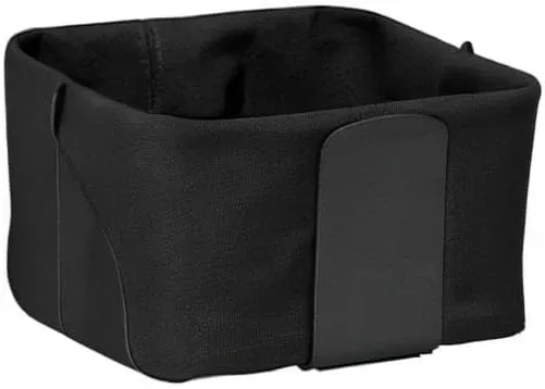 Blomus Brotkorb -DESA- | Stahl pulverbeschichtet/100% Baumwolle | Black | Grösse S | H 10 cm x B 20