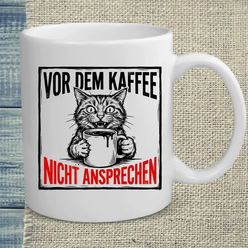 Nicht ansprechen - Tasse