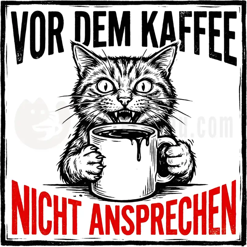 Nicht ansprechen - Tasse