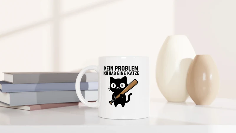 Kein Problem - Habe Katze - Tasse
