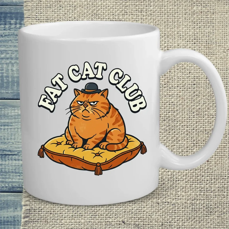 Fat Cat Club - Tasse
