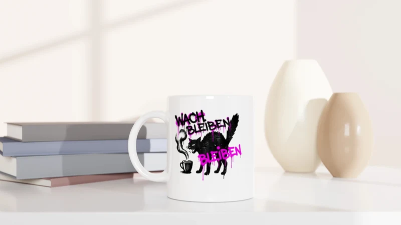 Wach bleiben - Tasse