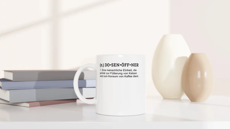 Dosenöffner - Tasse