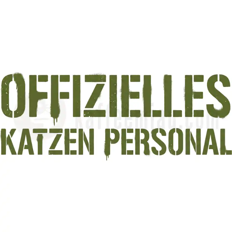 Offizielles Katzen Personal - Tasse