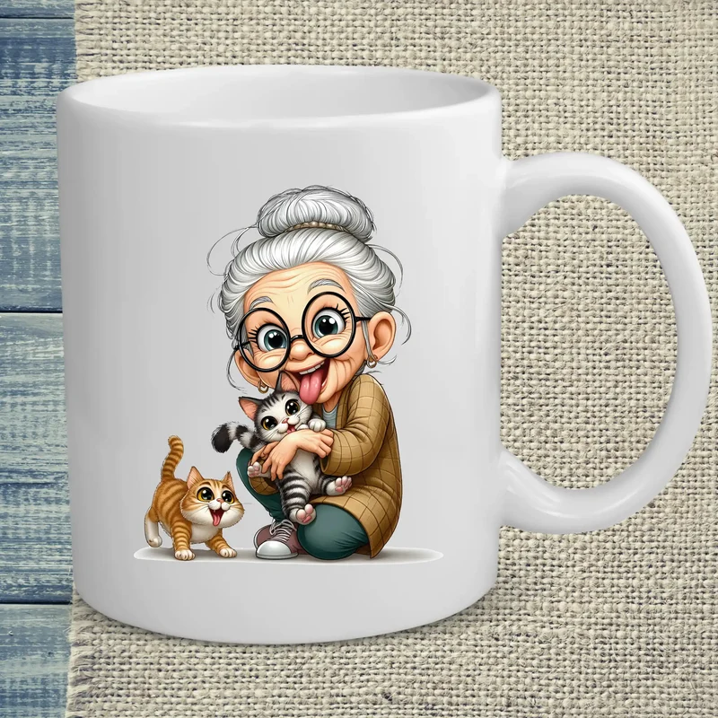Oma liebt Katzen - Tasse