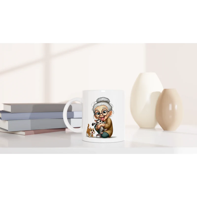 Oma liebt Katzen - Tasse