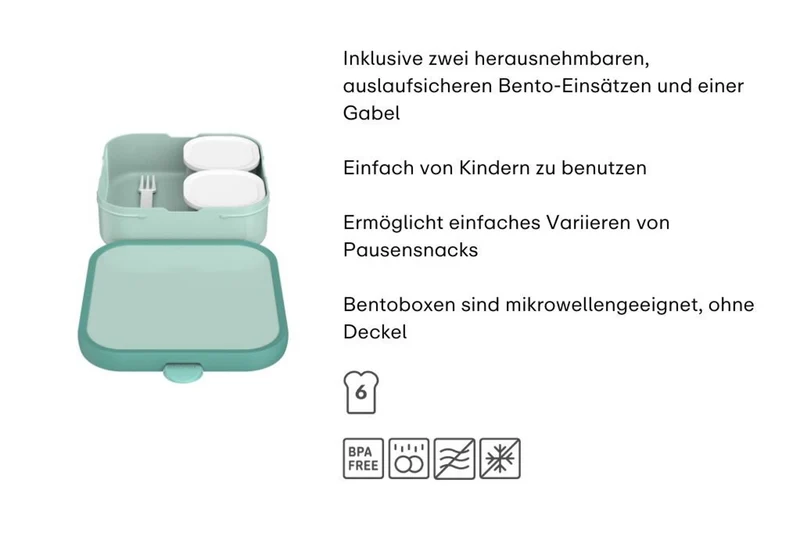 Brotdose Frozen 2 groß mit Bento-Einsatz und GabelCampus