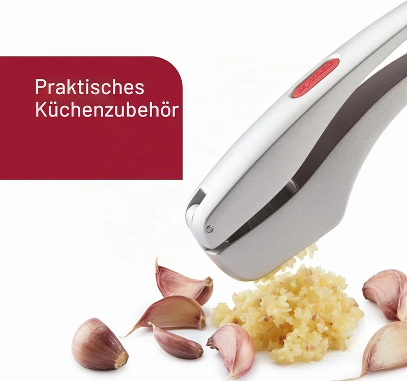 Zyliss Knoblauchpresse E12150 Susi 3 praktische Presse für grosse Knoblauchzehen auch mit Schale. In